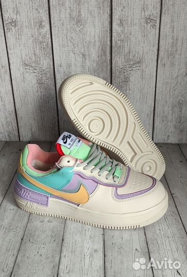 Кроссовки женские зимние на меху nike AIR force 1