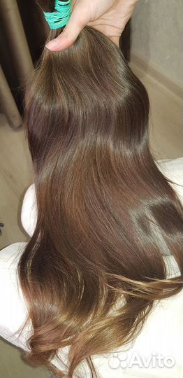 Натуральный волос (кончики осветлены) 53 см 104 гр