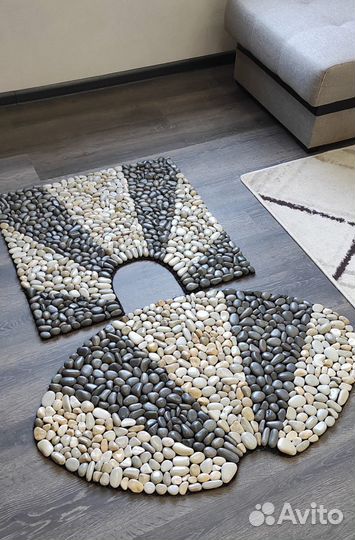 Декоративные коврики из природного камня