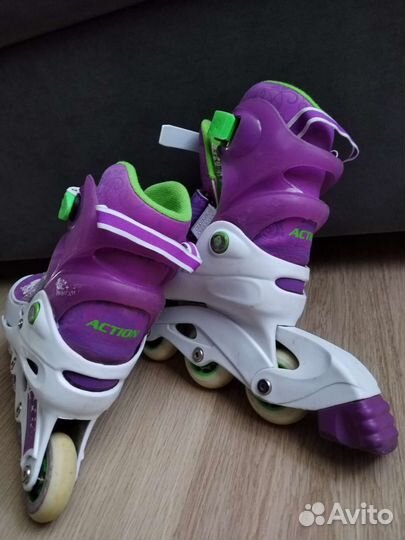 Роликовые коньки детские раздвижные