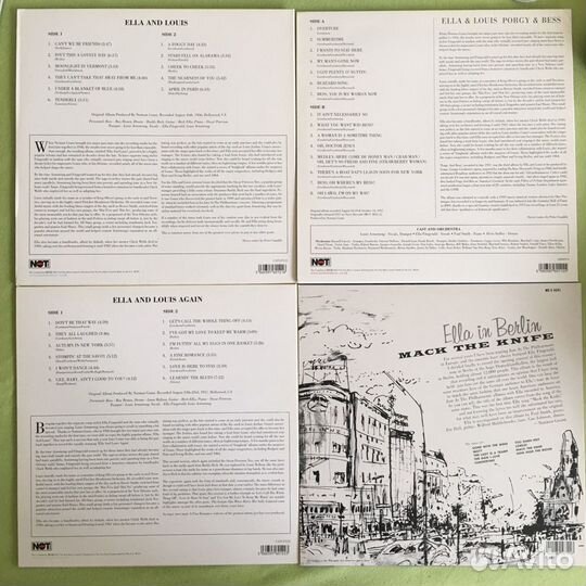 Ella Fitzgerald 4LP (NM/NM)