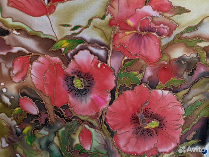 Картина 40x60. Батик. В раме