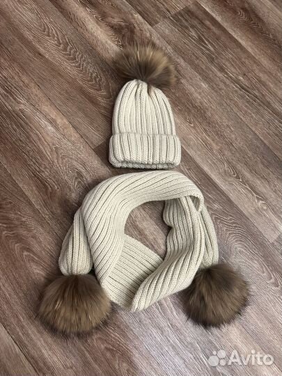 Шапка и шарш детские Новые