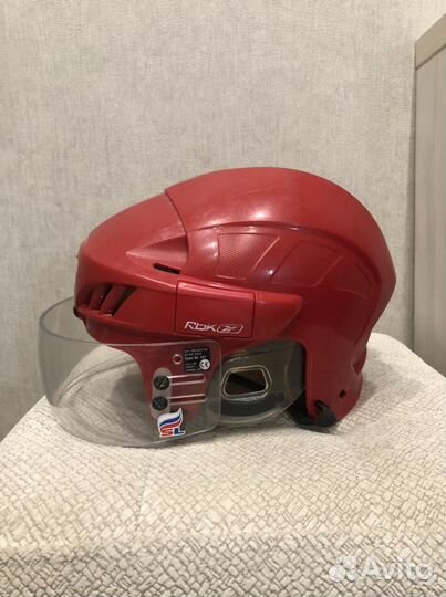 Хоккейный шлем с визором RBK