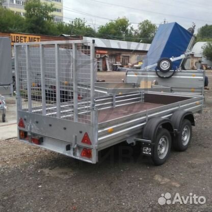 Прицеп мзса 817732.022 с трапом в комплекте