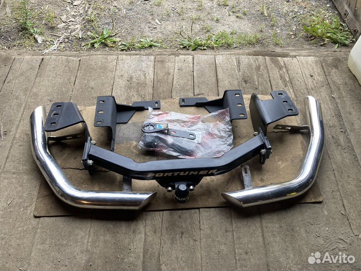 Фаркоп и задняя защита бампера