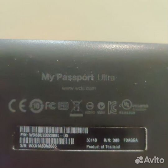 Переносной жесткий диск 2tb WD My passport ultra