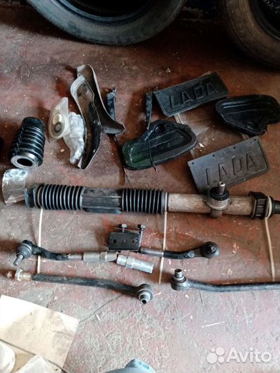 Рулевые тяги, краб, кран отопителя ваз 21О8-2115