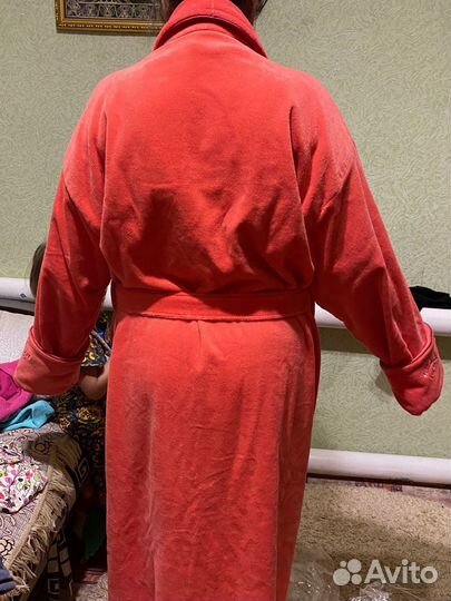 Халат махровый женский теплый