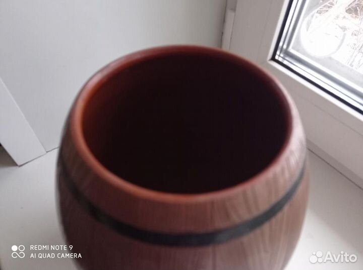 Боченок большой керамический СССР