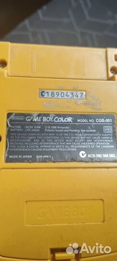 Nintendo game Boy Color