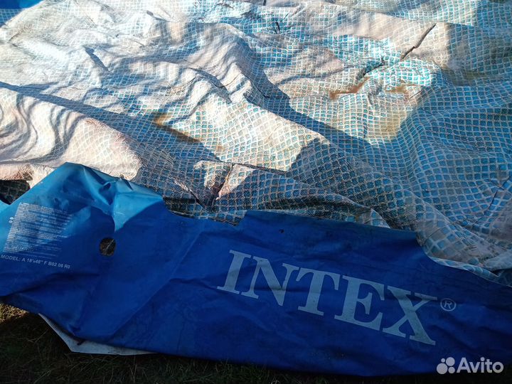 Каркасный бассейн intex бу