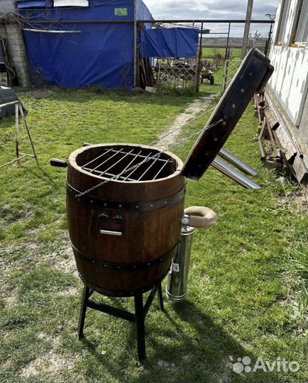 Бочка коптильня