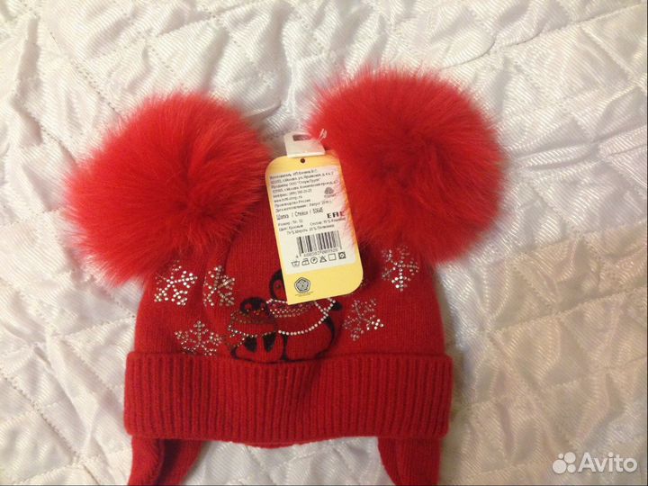 Новая шапка весна/еврозима на девочку Kotik р