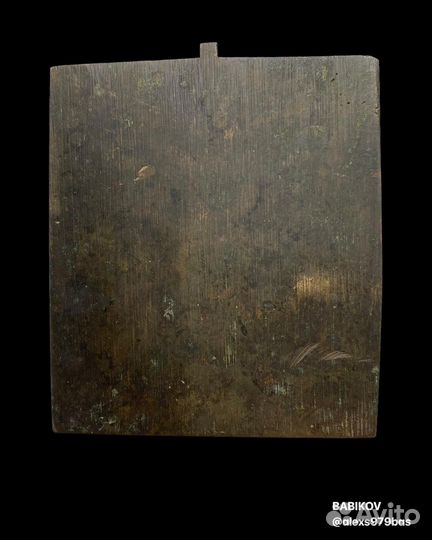 Икона Николай Чудотворец эмаль 6 цв. 19 век