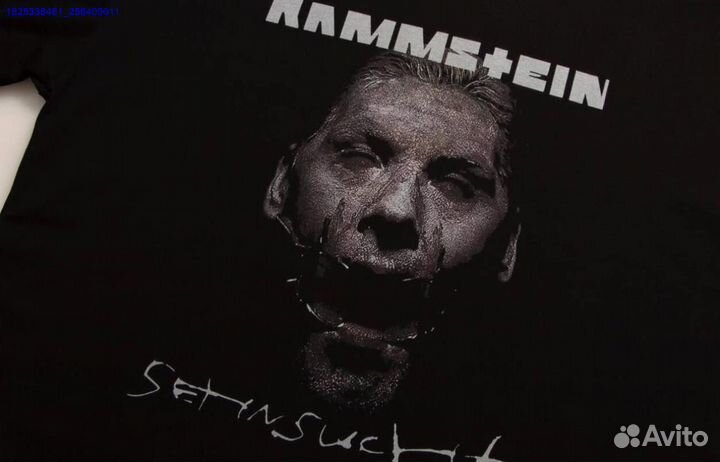 Футболка Vetements rammstein плотная ткань