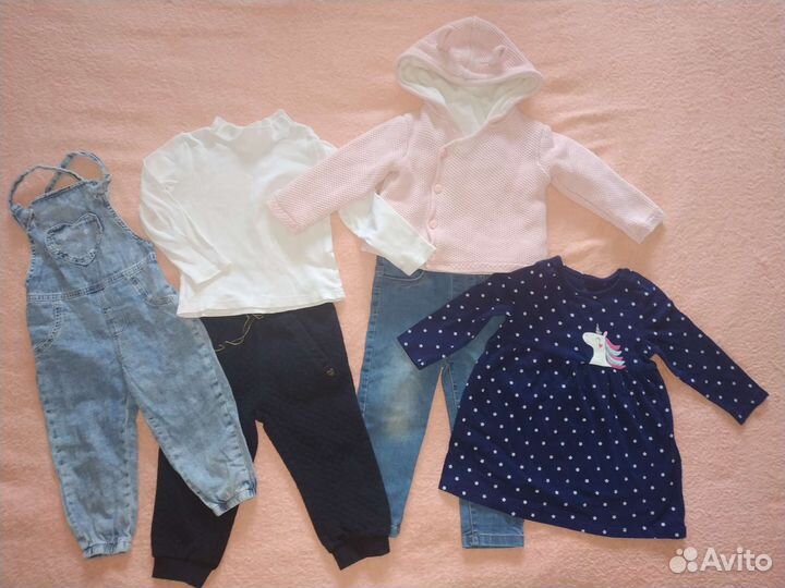 Джинсы, платье, штаны, водолазка, жакет 86