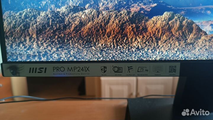Монитор MSI PRO mp241x 75Гц 1920x1080(FullHD)