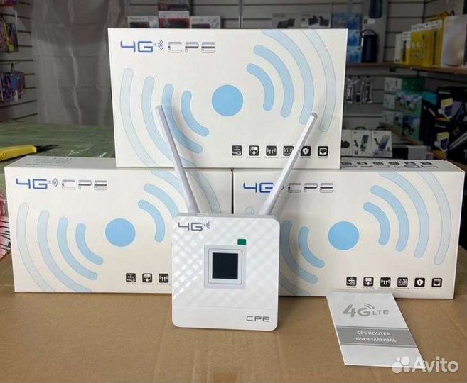 4G WI-Fi роутер слот сим карты питание Power bank