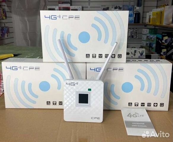 4G WI-Fi роутер слот сим карты питание Power bank