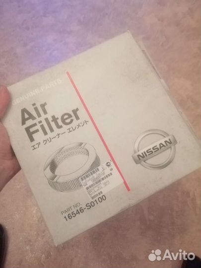 Фильтр Nissan Infiniti, воздушный, новый. Япония