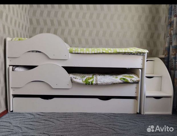 Кровать двухъярусная выдвижная