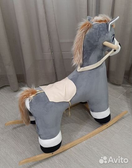 Лошадка качалка деревянная