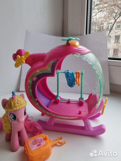 My little pony вертолет фигурки hasbro
