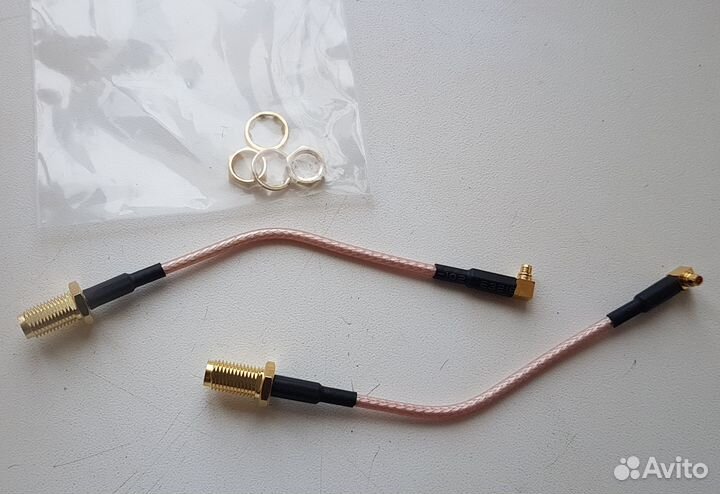 Штекер Разъём пигтейл высокочастотный SMA-K-J 2шт