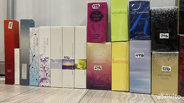 Туалетная вода Эйвон и орифлейм в наличии