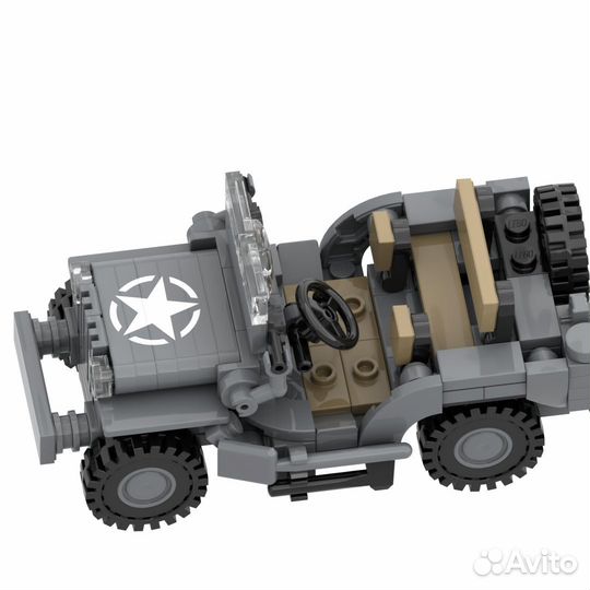 Сборная модель Jeep Willys, 1/35, Uniqube