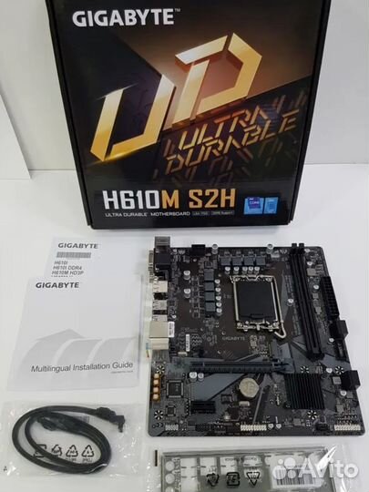 Gigabyte H610M LGA1700 DDR 4 новая в упаковке