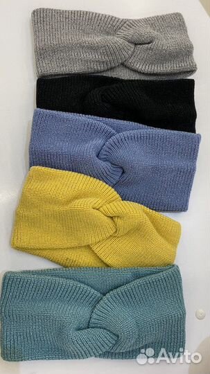 Теплые повязки на голову. Ободки