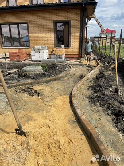 Укладка брусчатки