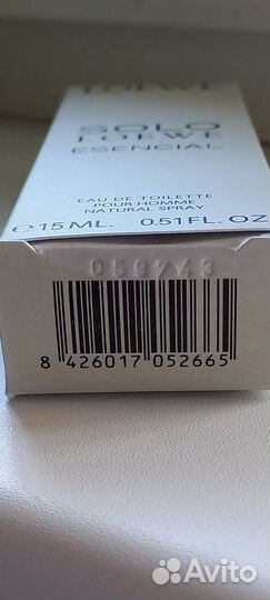 Loewe solo esencial 15мл. Туалетная вода