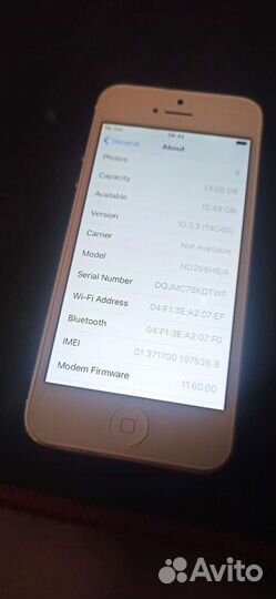 Телефон iPhone 5