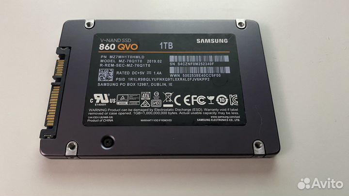 SSD Samsung 860 QVO 1TB