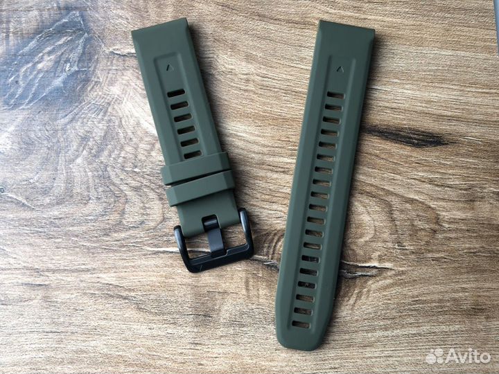 Премиальный ремешок дизайн Fenix 7 22 мм: хаки
