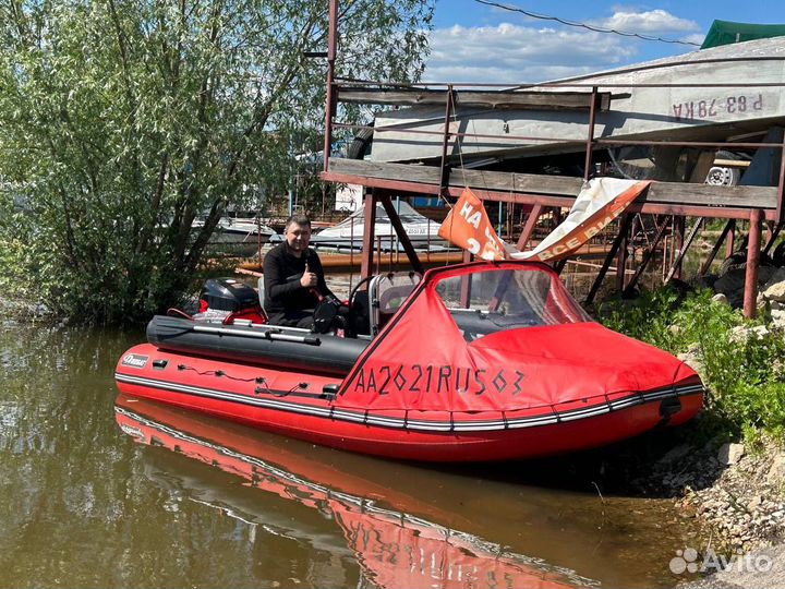 Моторная лодка фрегат fm 480 с двиг. 40 л.с. 4т