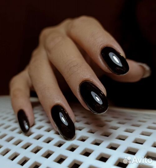 Маникюр с покрытием гель лак/гель