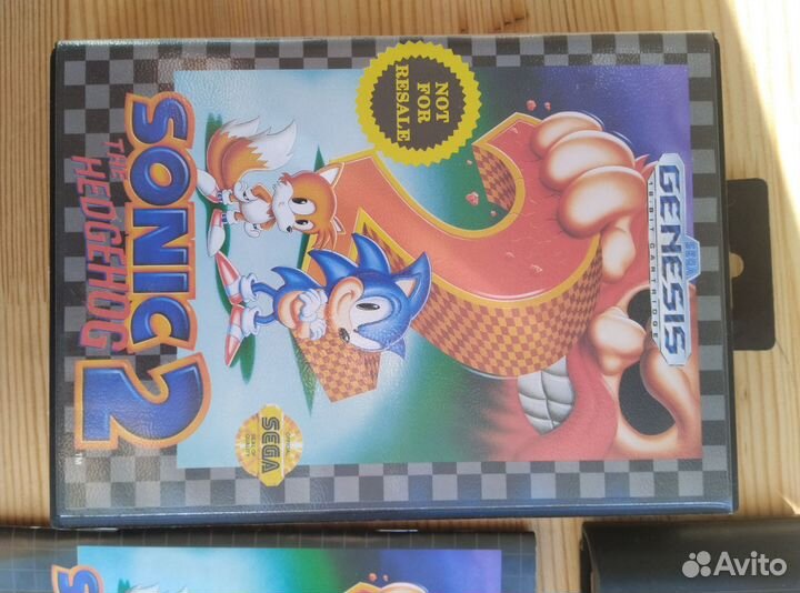 Картридж Sega Genesis. Sonic 2