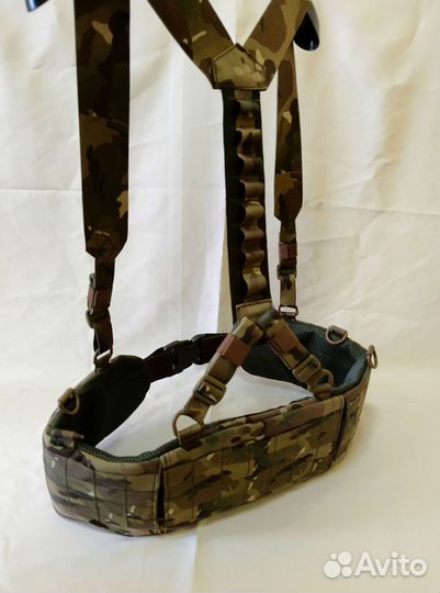 Боевой пояс тактический с защитой Бр1