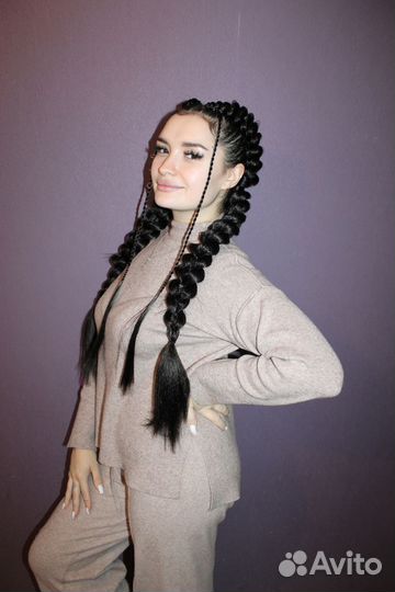 Косички с канекалоном