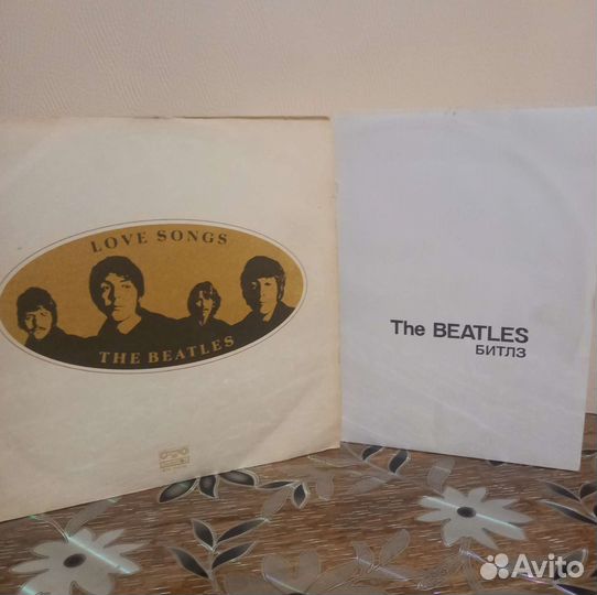 Виниловые пластинки the beatles