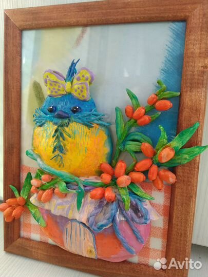 Интерьерная картина Птичка-синичка