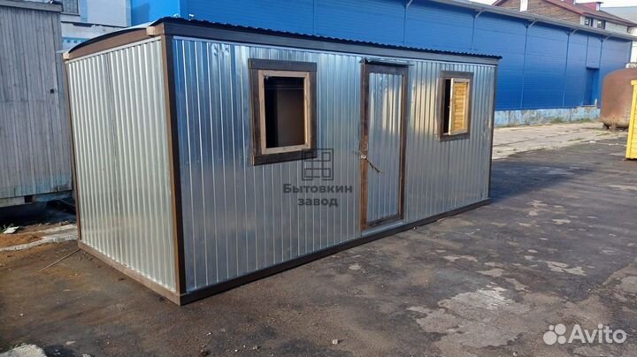 Блок-контейнер с душем и туалетом