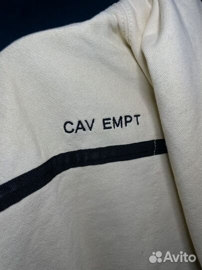 Зип худи Cav Empt бежевое