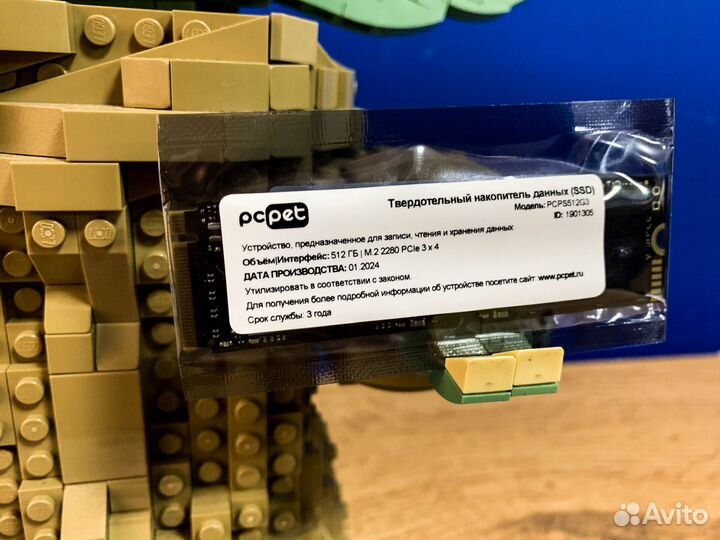 Новые SSD M.2 2280 PCPet 512Gb