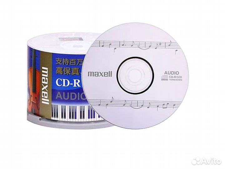 Болванки Maxell CD-R Audio – это 80 мин записи