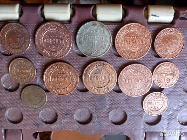Монеты медные разные